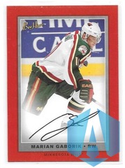 2006-07 Upper Deck Bee Hive Red Facsimile Signatures Marian Gaborik #51
